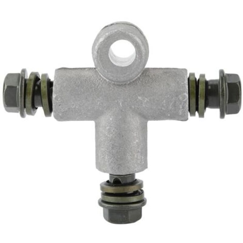 3-Wege-Hydraulikbremsölschlauchadapter für Motorrad ATV 10mm T-Schlauchanschluss Kfz-Motorölablassschraubenschlauch für Motorrad ATV für Dirt Bike.