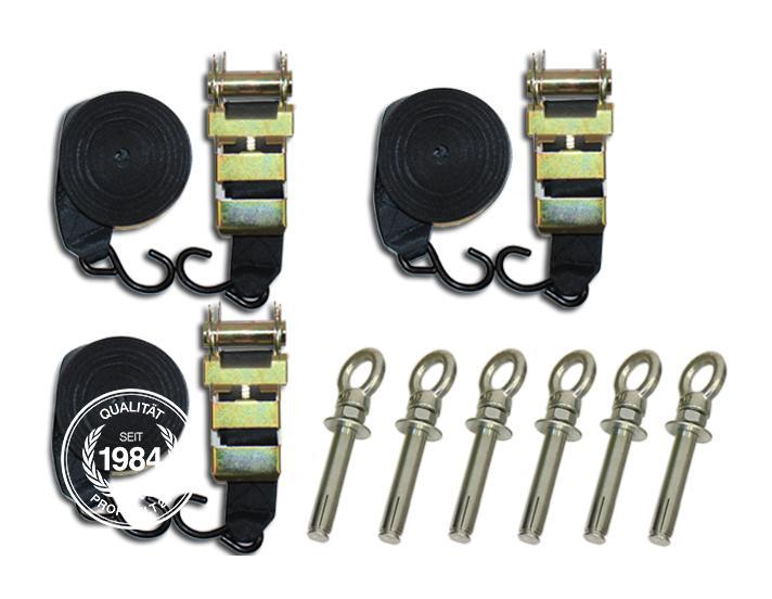 Sturmsicherung Lagerzelt Partyzelt 20 m mit Betonankern - Zusätzliche Sicherheit, Stabilität für Ihr Lagerzelt Lagerhalle Partyzelt Windschutz neu