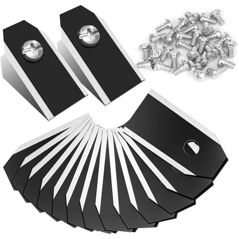 30 Carbon-Ersatzklingen für alle Husqvarna Automower/Gardena/Yardforce Modelle - Klingen für Husqvarna 305, 308, 310, 315, 320, 420, etc. Mähroboter