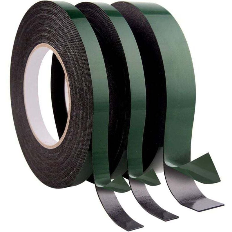 30 m doppelseitiges Klebeband, extra starkes, wasserfestes Montageband für Autozierleisten und Kennzeichen, 10 m pro Rolle