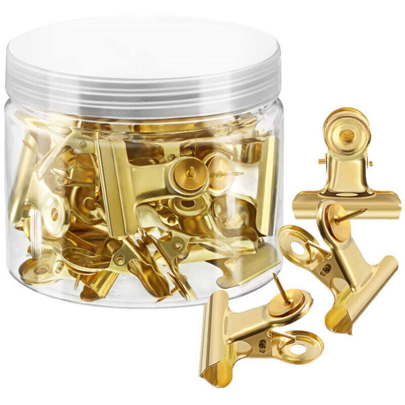 30 Stück Reißzwecken, Reißzwecken mit Klammern, stabile Klammern mit Stiften, Reißzwecken ohne Löcher für Papier, kreative Büroklammern für Schule,