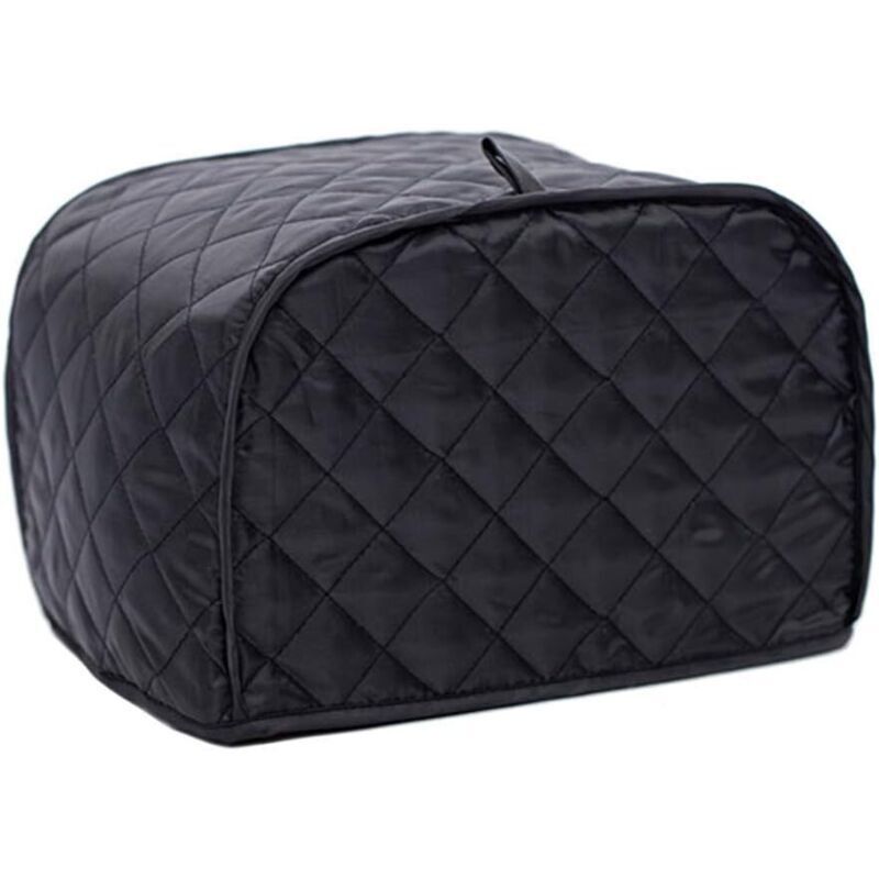 (30 x 28 x 22 cm, schwarz) Schutzhülle für 2-Scheiben-Toaster – Kleines Küchengerät/Schützt den Toaster vor Staub und Fingerabdrücken