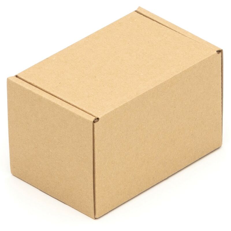 Kk Verpackungen - 300 Faltschachteln 126 x 86 x 85 mm Post Versandkartons Wellpappe Kartons braun