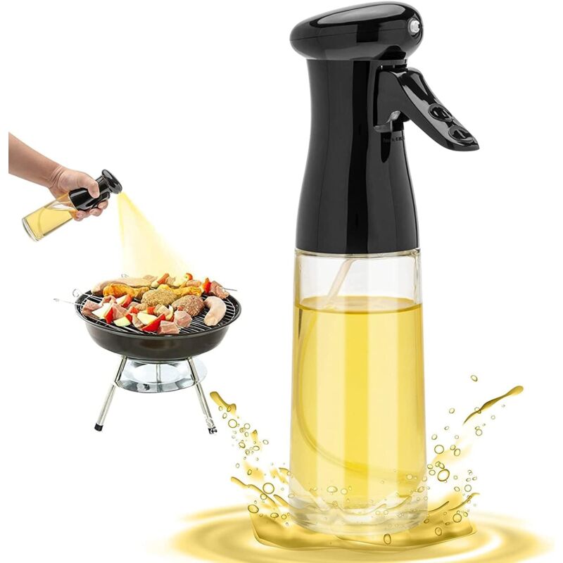 300 ml Ölspenderflasche, Sprühflasche, wiederverwendbare Öl- und Essig-Sprühflasche in Lebensmittelqualität für Küche, Luftfritteuse, Salat und Backen