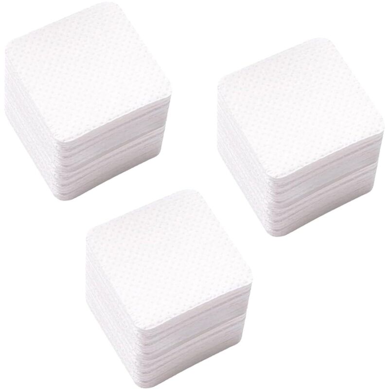 300 Stück Fusselfreie Nageltücher, Weiß, zelletten für gelnägel und Nagellackentfernung