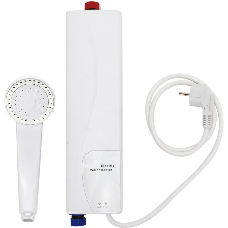 3000W Elektrischer Durchlauferhitzer, Durchlauferhitzer, Duschkopf, Schlauch-Set, Badezimmerzubehör