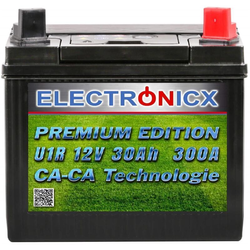 RASENTRAKTOR BATTERIE U1R 12V 30Ah 300A AUFSITZMÄHER STARTERBATTERIE AKKU NEU