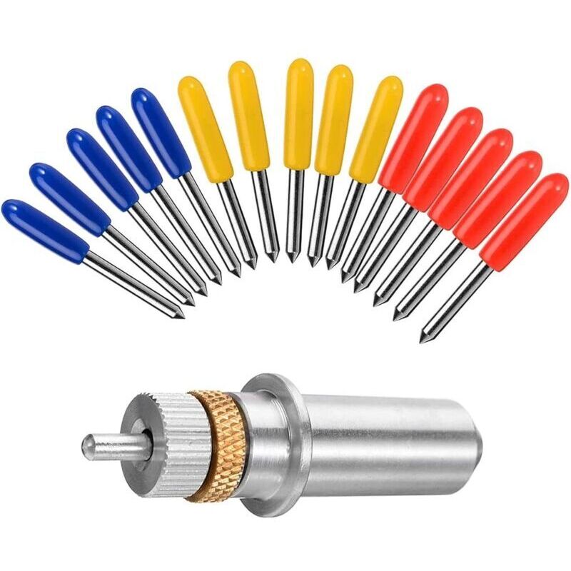 31-teiliges Roland Vinyl-Schneidemesser-Set für Plotter, Ersatzmesser für Roland Plotter Explore Air/Air 2 30/45/60 Grad Schneidmesser