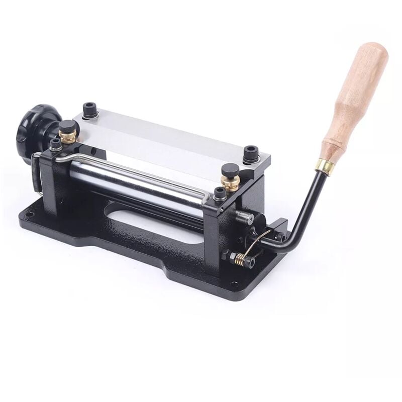 32x18x18cm Leder Schälmaschine Leder Spaltmaschine Manuelle Leder Skiver Schäler Splitter Schaufel Haut Skiving Paring Maschine DIY Schaufel Haut