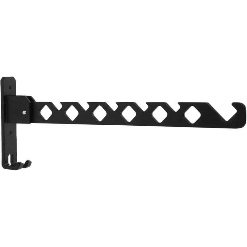 34 cm Wand-Wäscheständer, Wandkleiderbügel, um 180° drehbarer, faltbarer Wäscheständer, für Balkon, Badezimmer, Hotel