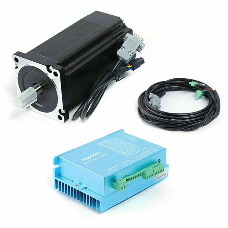 Gojoy - 34 Schrittmotor 12 Nm Closed Loop Stepper Motor dsp Schrittmotor Treiber, 12NM Nema 34 Closed loop Stepper Motor cnc Kit Schrittmotor Driver