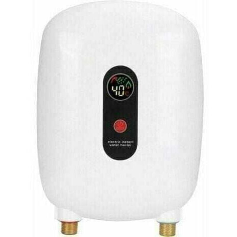 3,5 kW 220 v elektrischer Durchlauferhitzer, Mini-Durchlauferhitzer mit LED-Anzeige, Überhitzungsschutz, IPX4, für Badezimmer, Dusche, Küchenspüle,