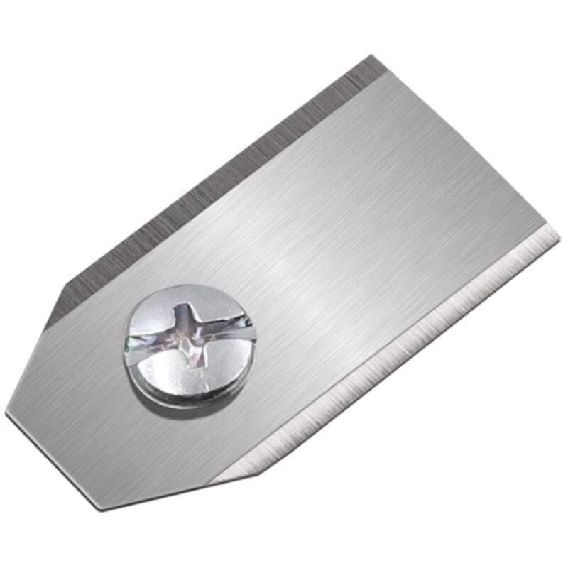 (35 x 18 x 0,75 mm, Silber), 1 Stück Mähroboterklinge, Universal-Ersatzklinge für automatischen Rasenmäher, Unkrautjätzubehör für Rasenmäher