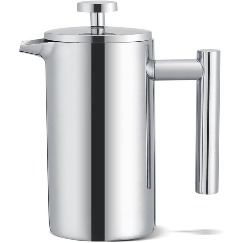 350 ml doppelwandige Kaffeemaschine aus Edelstahl, French Press-Kaffeemaschine mit Filter