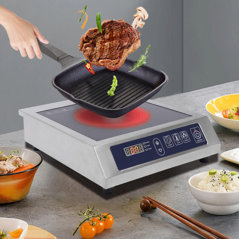 3500W Induktionskochplatte Kochplatte Induktion Herd Kochfeld Gastro Cooker