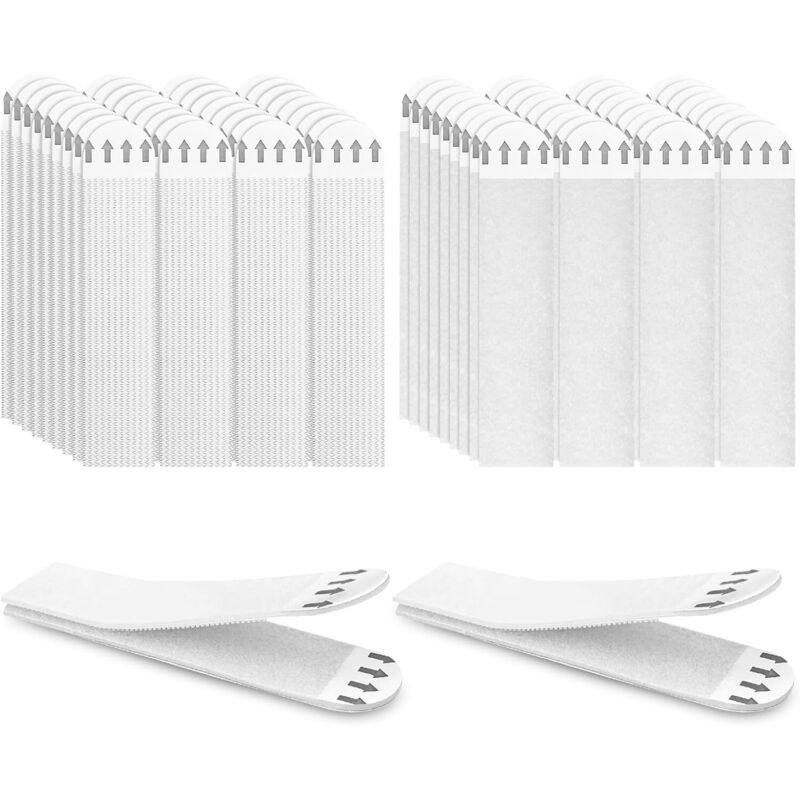 36 Paar Bildaufhänger ohne Bohren, Wandmontage ohne Beschädigung, Bildaufhängelaschen, Rahmenklemmclips zum Aufhängen von Rahmen und Weihnachtsdeko