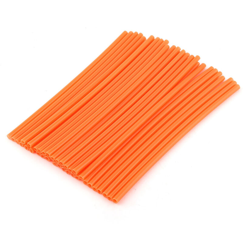 36-teiliges Felgenschutzstreifen-Set für Motocross-Felgen, Offroad-Motorräder, Orange