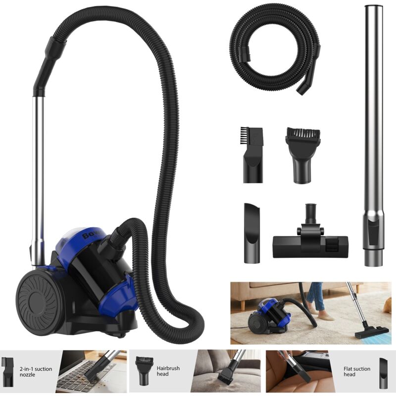 3600w 20kpa Staubsauger Clean Tool Beutellos Bodenstaubsauger Zyklon Sauger 1.5l