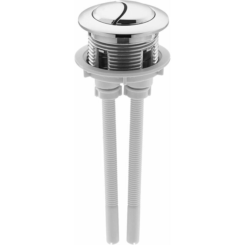 38Mm toilette bouton poussoir double bouton de chasse galvanoplastie réservoir d'eau toilette Valve accessoire de remplacement pour une utilisation