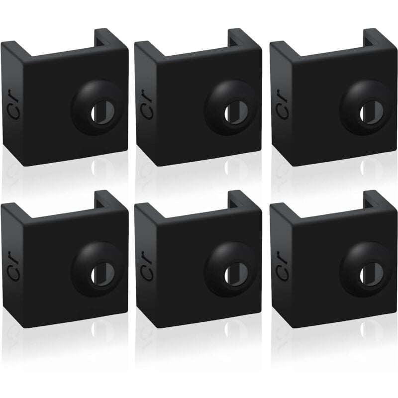 3D-Drucker-Hotend-Silikonsocke, 6 Stück Heizblock-Silikonabdeckung für Creality Ender 3/3 Pro/3 V2, Ender 5/5 Plus/5 Pro, CR 10 Serie, MK7/8/9