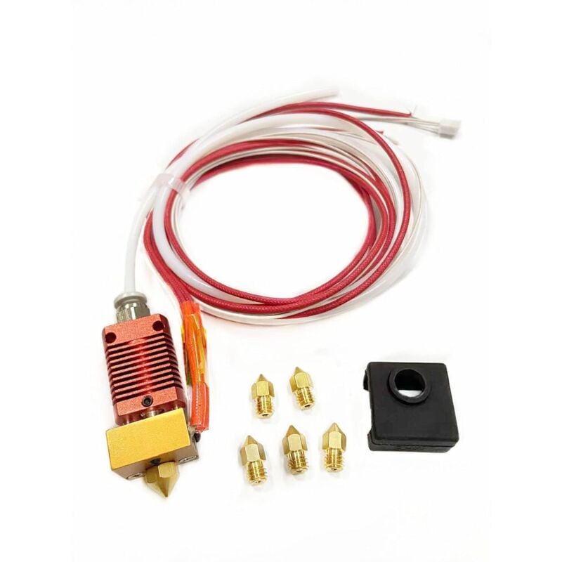 3D-Druckerzubehör für CR10 / Ender-3 Extrusionssprühkopf Hot-End-Kit 24V40W