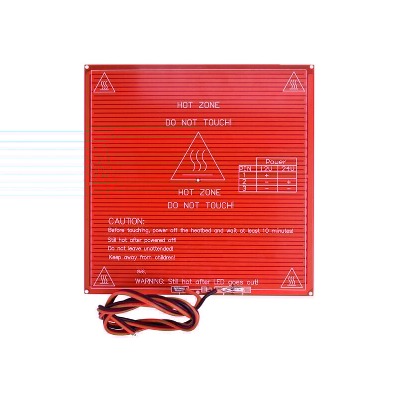 3D-Druckerzubehör mit beheizter Bett-Doppelspannungsplatine MK2B, unterstützt 12 v, 24 v