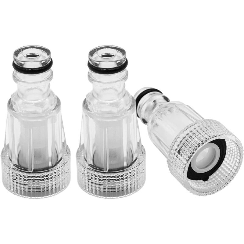 Coocheer - 3er-Pack, 3/4 Zoll Waschmaschinen-Wasserfilter, 3/4 Zoll Gartenschläuche Einlass-Wasserfilter für Gartenanschluss –