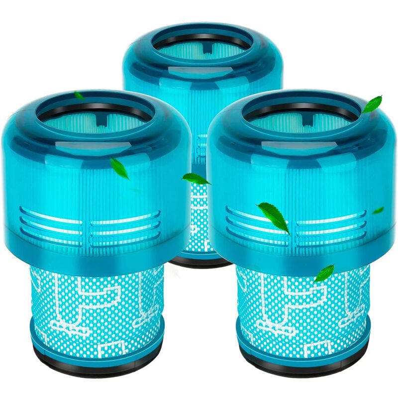 3er-Pack Ersatzfilter für V11 Akku-Staubsauger, Einheit für Dyson V11 V15 SV14 SV22 Cyclone Animal Absolute, V11 Torque Drive Staubsauger,
