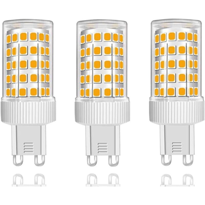 3er-Pack G9 10W LED-Lampen, entspricht 150W Halogen, 86 LEDs, 1000 lm, 360° Abstrahlwinkel, ultrahell, AC220-240V, nicht dimmbar, warmweiß 3000K…