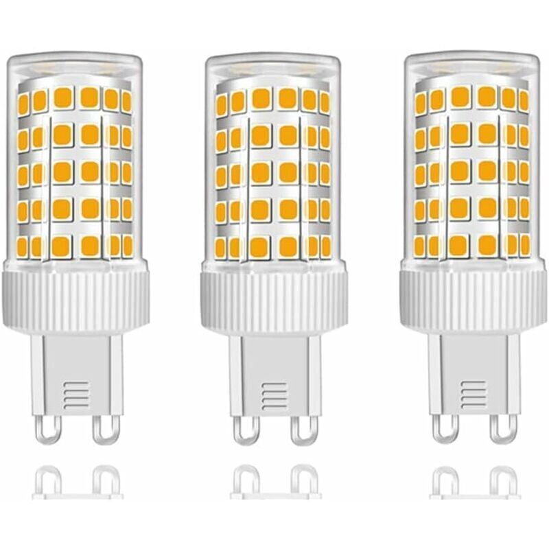 3er-Pack G9 10W LED-Lampen, entspricht 150W Halogen, 86 LEDs, 1000lm, 360° Abstrahlwinkel, extrem hell, AC220-240V, schonend für Lampen