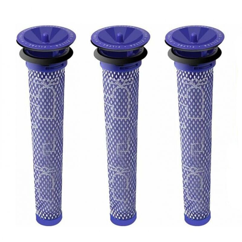 3er-Pack waschbare Ersatzteile für Staubsauger: Vorfilter für Dyson V8, V6, V7, DC58, DC59, DC61, DC62 Staubsauger