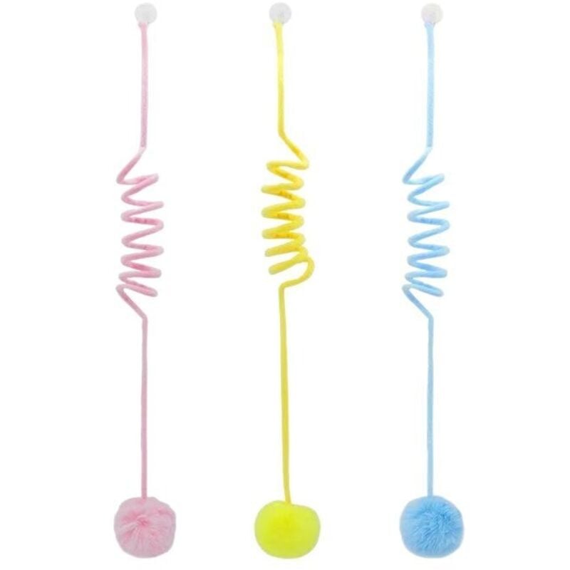 3er-Set Katzenspielzeug – Türrahmen zum Aufhängen – Interaktives Katzenspielzeug – Intelligentes Spielzeug – Einziehbar – Spielzeug für Kätzchen