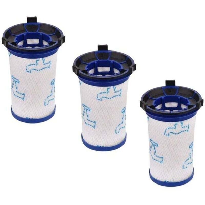 3pcs Filtres de Rechange pour Rowenta Air Force 360 RH9051WO RH9057WO RH9059WO RH9081WO RH9086WO & Tefal Air Force 360 Aspirateur, Accessoires de