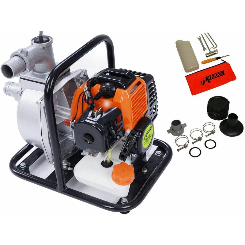 Varan Motors - TT-WP520-15B 3PS BENZIN WASSERPUMPE MOTORPUMPE GARTENPUMPE PUMPE TEICHPUMPE 52CC 15000L/H