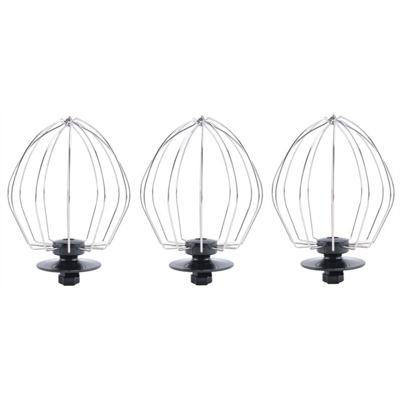 Tlily - 3X Edelstahl Ballon Draht Peitsche Mixer Aufsatz für epro Mehl Kuchen Ballon Schneebesen Ei Sahne Küchen Werkzeug