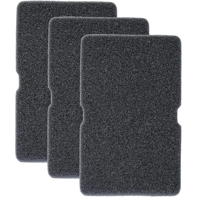 3x Wärmepumpentrockner Schwammfilter Kondenstrockner für Beko Grundig Blomberg ElektraBregenz 240x150x10mm Flusensieb Flusensieb 2964840100