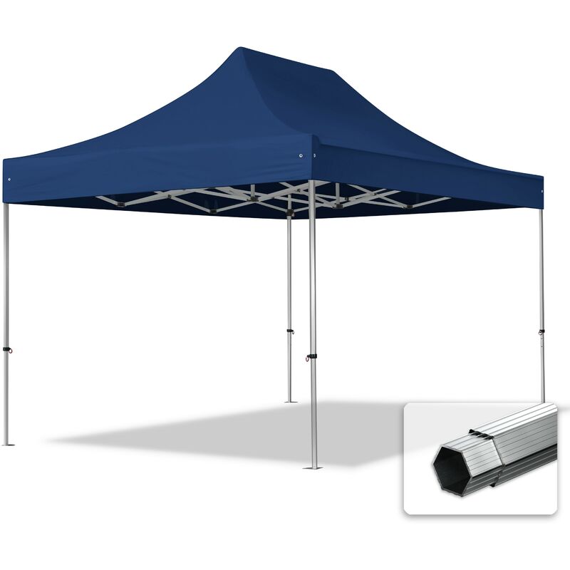 3x4,5 m Faltpavillon professional Alu 40mm, blau