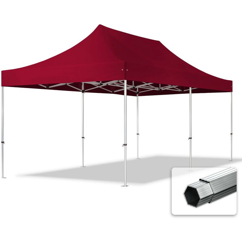 3x6 m Faltpavillon professional Alu 40mm, rot