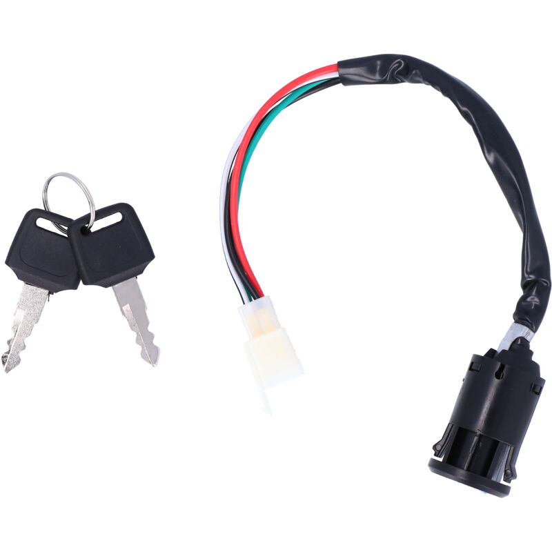 4-adriger Zündschalter mit 2 Schlüsseln, geeignet für Pit Quad Dirt Bike, ATV, Elektroroller und .Original Standard, It's One.