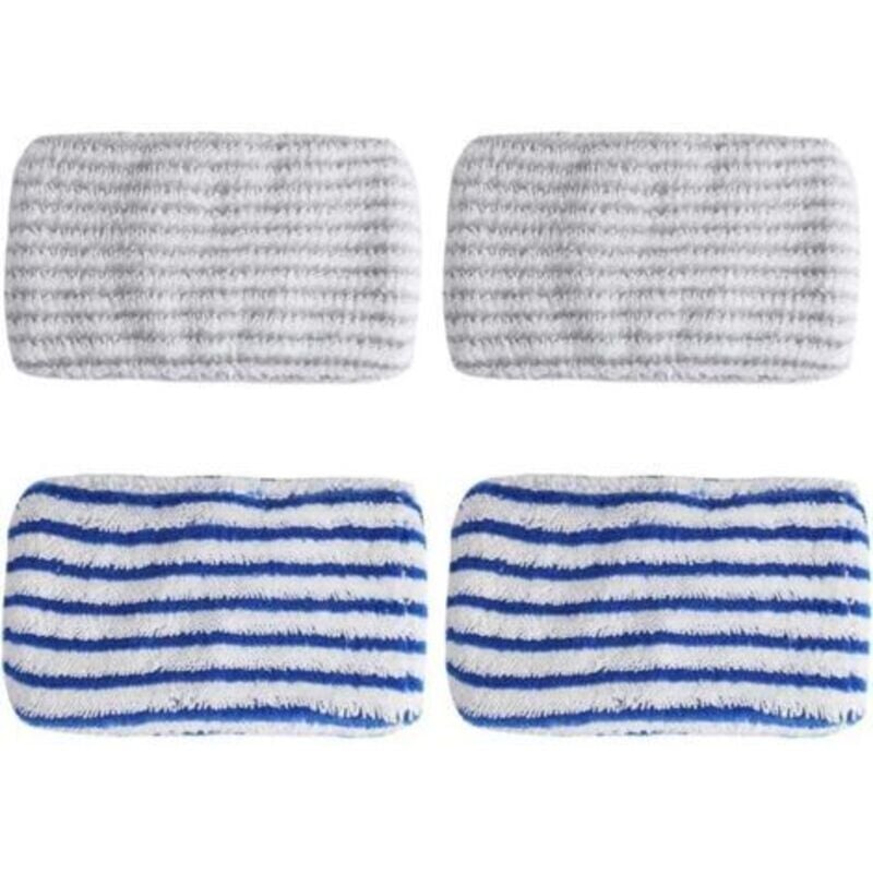 4 Mikrofasertücher als Ersatz für ROWENTA Clean & Steam ZR005801, ZR005804, ZR850002, Mikrofasermopp, Rowenta Clean and Steam-Tuch – INHHUB