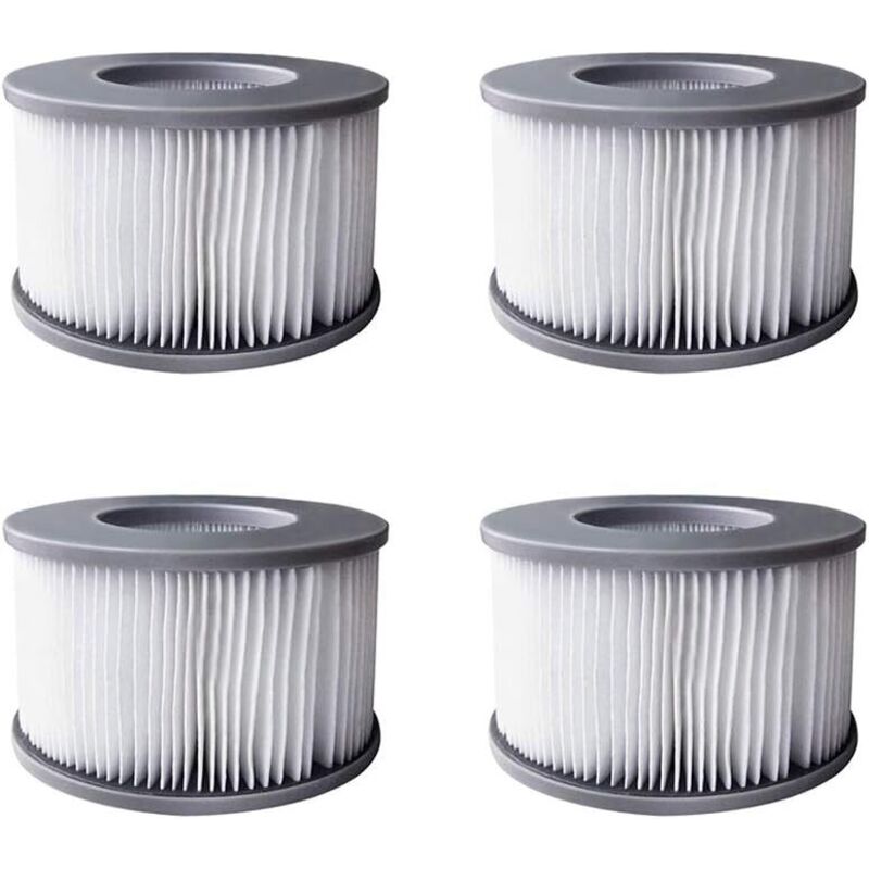4 Hot Tub Filter für MSpa aufblasbare Pools, verbesserte Version Filterpatrone Pumpe geeignet für MSPA alle aktuellen Hot Tubs