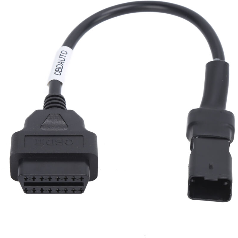 4-poliges OBD-Diagnosekabel, OBD-Adapter für Motorräder, Motorrad-Diagnosegerät, Ersatz-OBD2-Verlängerungsstecker für Ducati-Motorräder.