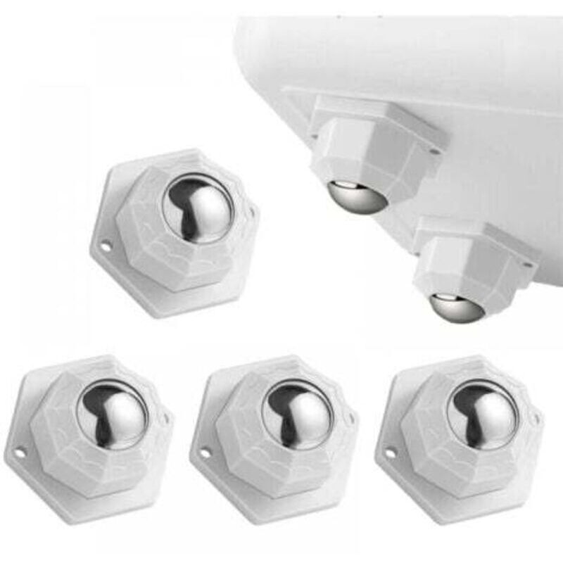 4 Schwerlastrollen, Kugellagerrollen für schwere Lasten bis 200 kg, Kugellagerrollen für Möbel, geräuscharme Rollen für Möbel, Küchenutensilien,