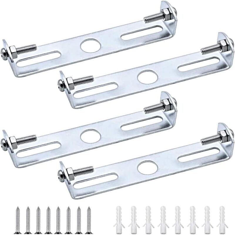 Ersandy - 4 Stück Aufhängeplatte für Deckenleuchte, 90 mm, für Montageplatte, Basisabdeckung, Halterung für Aufhängung, Kronleuchter, Deckenleuchte,