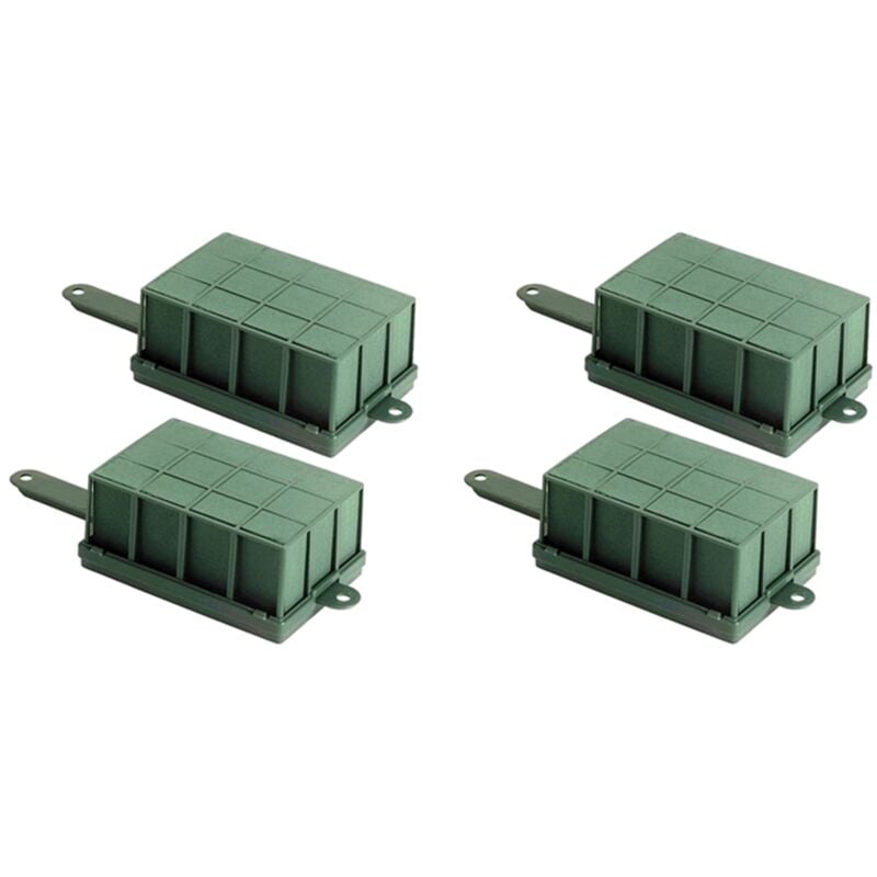 4 Stück Blumen Schaum Käfig Blumen Halter mit Blumen Schaum für Blumen Käfigschale für Hochzeit Frische Blumen Blumen Arrangement