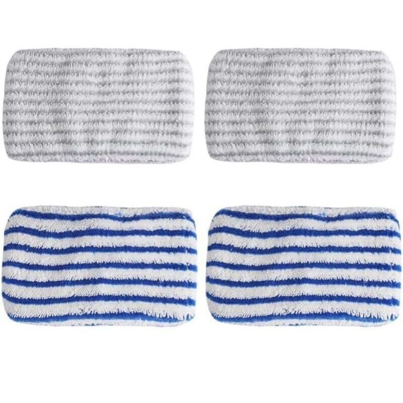 Odipie - 4 Stück Ersatz-Mikrofasertücher für rowenta Clean & Steam ZR005801, ZR005804, ZR850002, Mikrofasermopp, Rowenta Clean und Dampfwischtuch