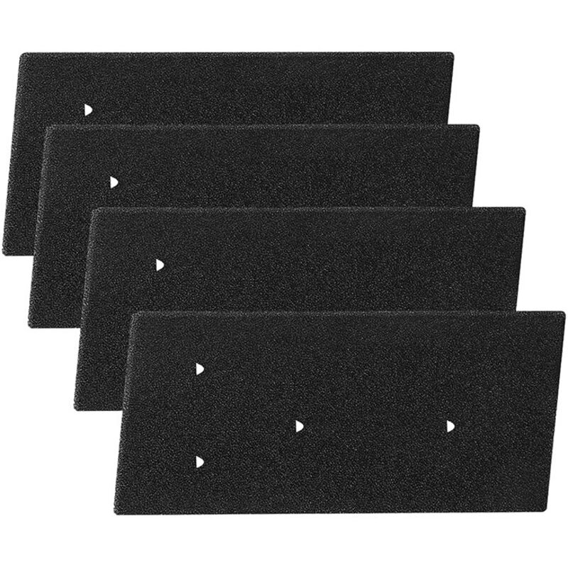 4 Stück Filter für Wäschetrockner, Wärmepumpentrockner, Schwammfilter, Kondenstrockner, 230 x 115 x 14 mm