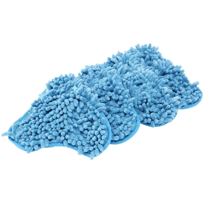 4 Stück für H2O Steam Mop X5 Pads, waschbar, wiederverwendbar, Mikrofaser-Reinigungsdampfer, Ersatzpads für H20 Steam Mop Cleaner