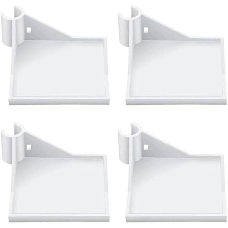 4 Stück Grow Tent Corner Shelf, Grow Zelt Eckregal, Grow Zelt Stangenregal Vielseitig, Grow Zelt Zubehör Montage, Kamera-Eckhalterung Regal Klein für