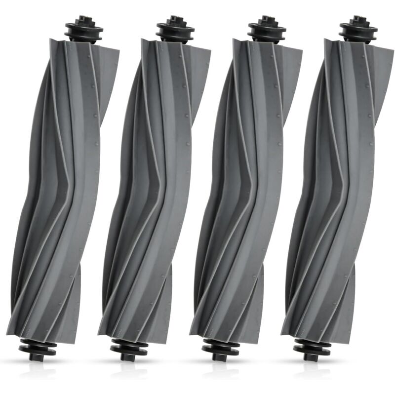 4 Stück Hauptbürste Ersatzteile für Dreame L10s Ultra Gen 3 / Gen 2 / D10 Plus Gen 2 / X40 Ultra / L40 Ultra AE / X40 Master / X30 Ultra/Mova E40